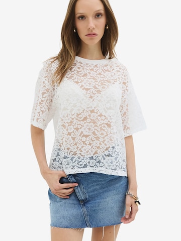 No Matter What Blouse in White: front