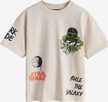 T-Shirt Next en beige : devant