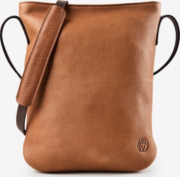 Borsa a tracolla 'Chaza' di Harold's in marrone: frontale