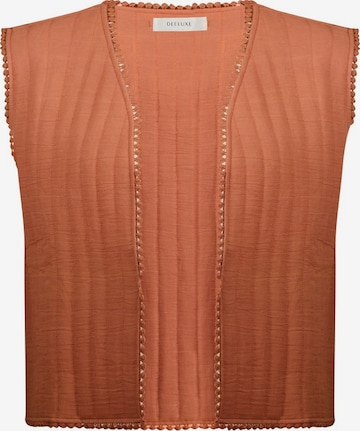 Gilet 'BERTILLE' Deeluxe en orange : devant