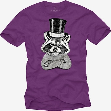 MAKAYA Shirt in Purple: front