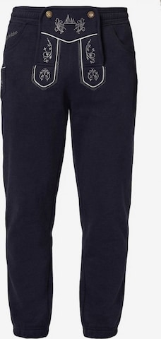 Steigenhöfer Regular Traditional Pants 'Marius' in Blue: front