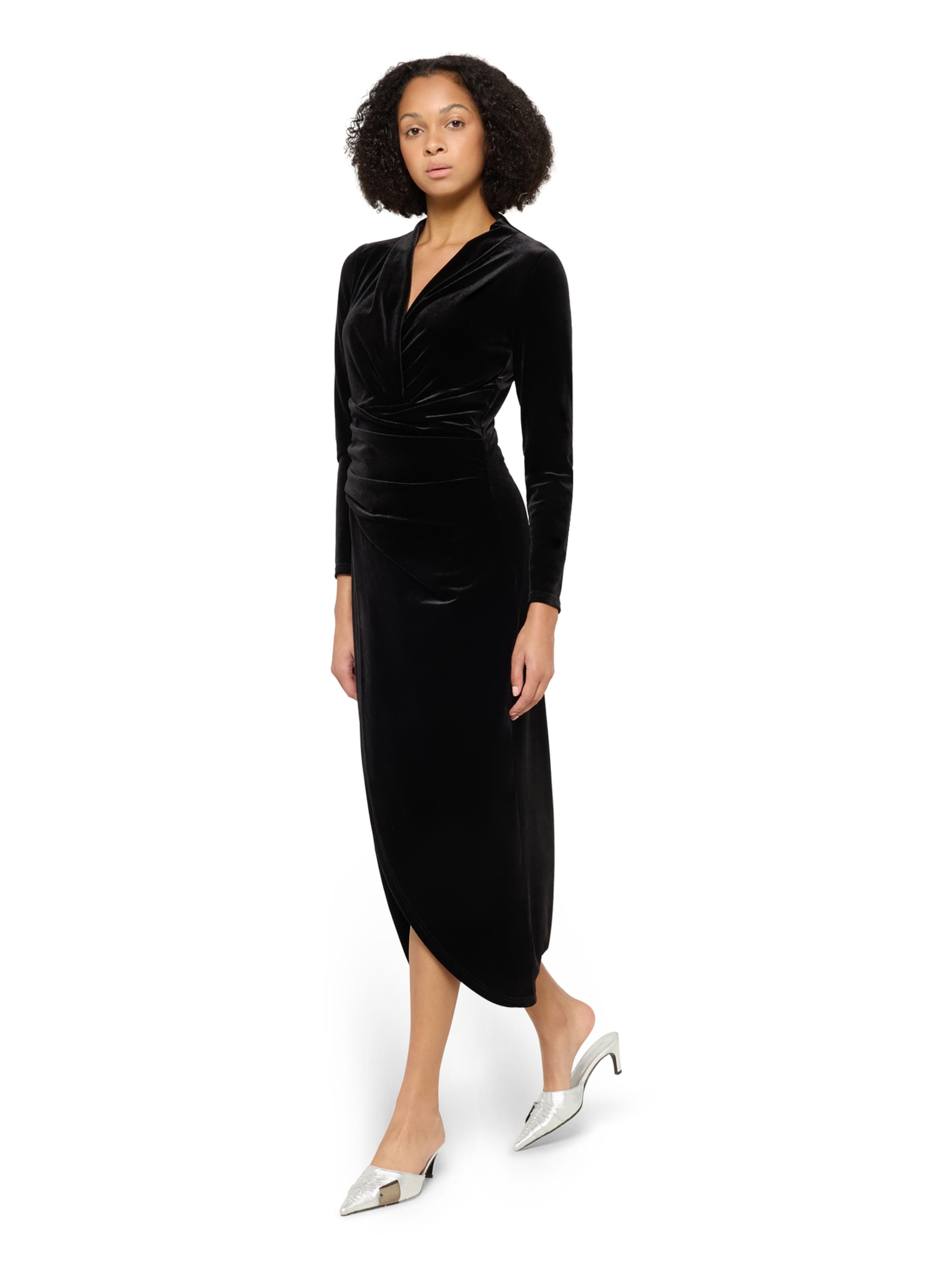 Robe Vera Mont en noir : devant