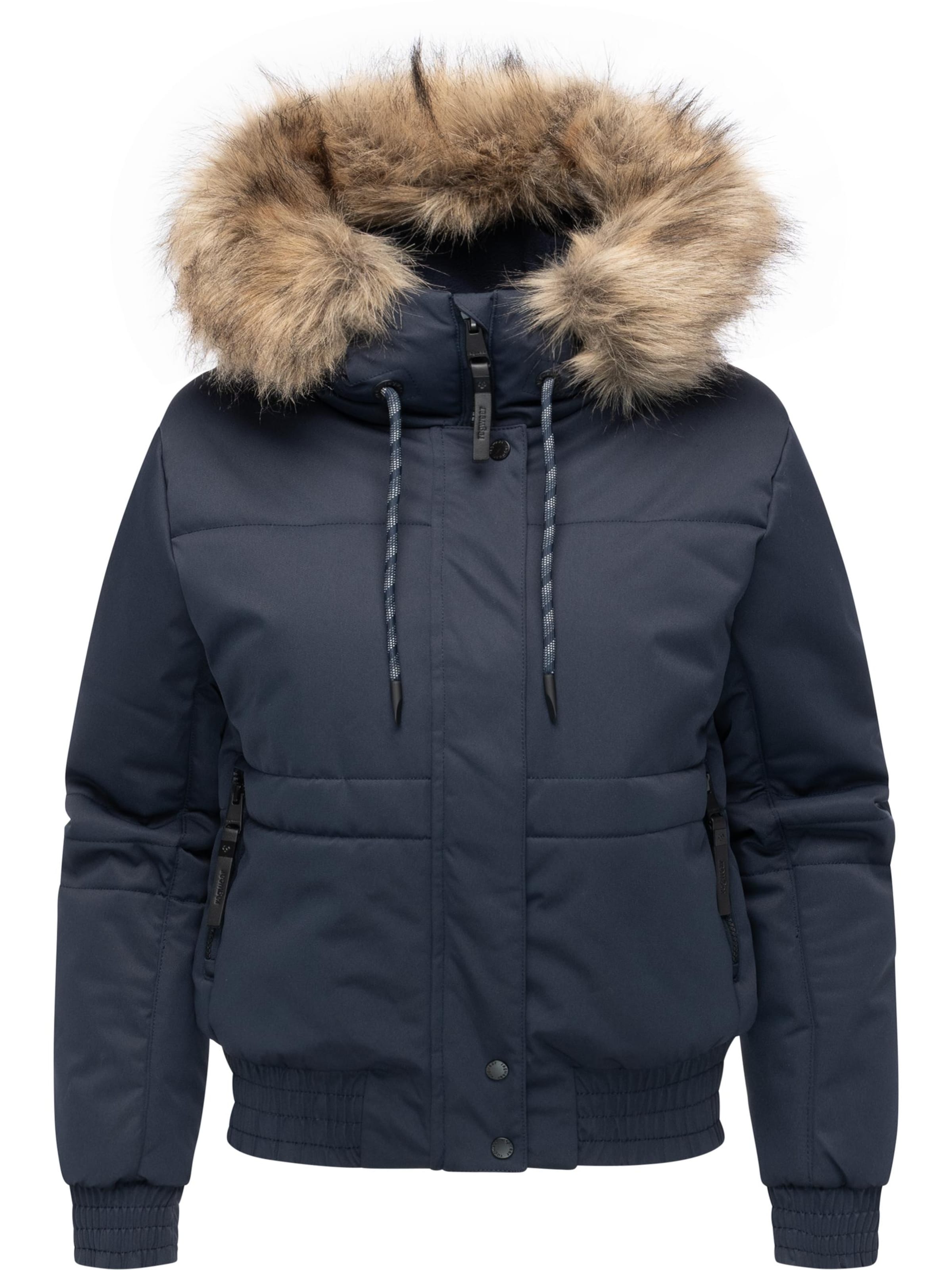 Ragwear Veste d’hiver 'Deluxia Youmodo' en bleu marine, Vue avec produit