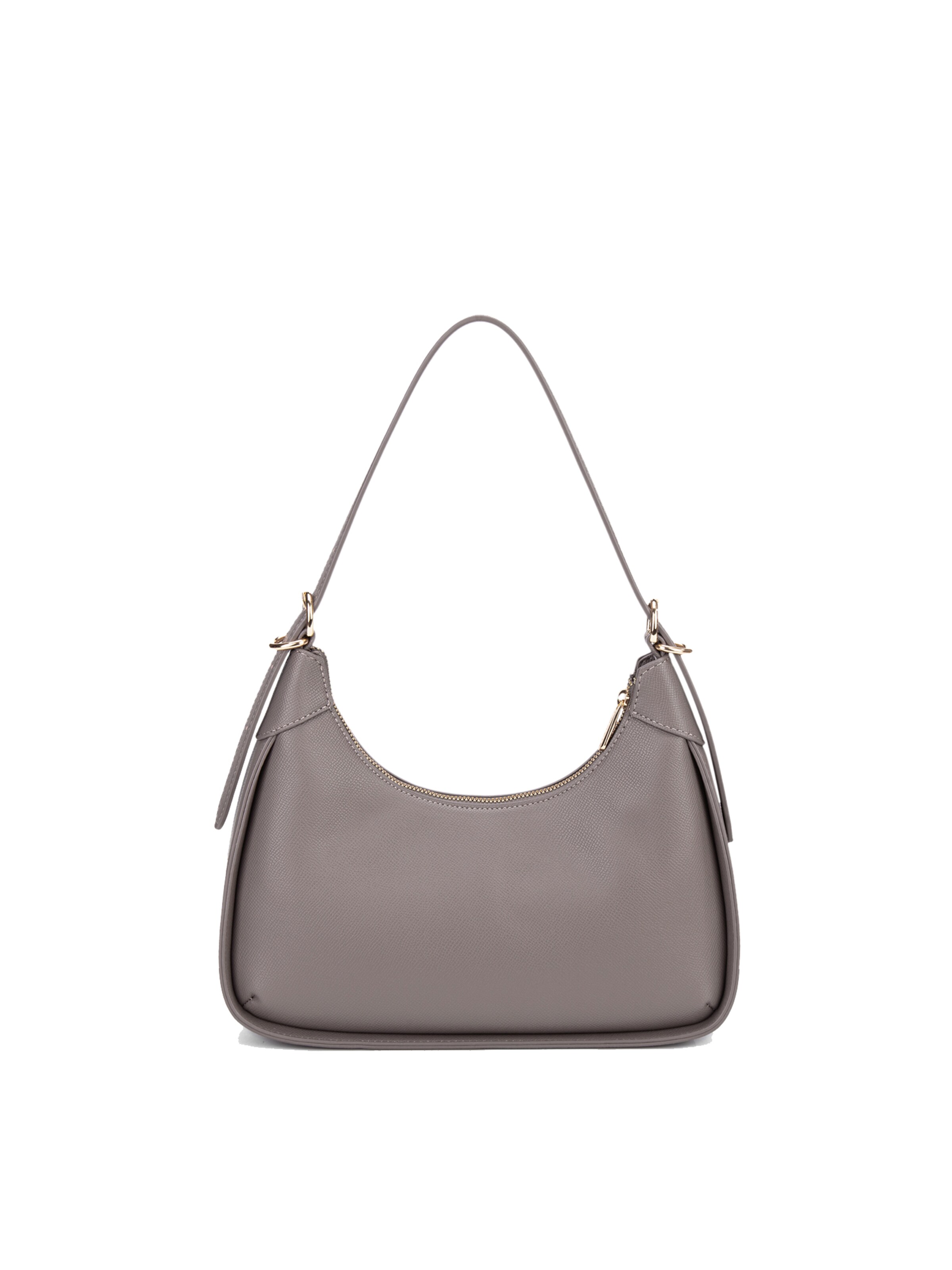 Borsa a spalla 'Borsa a spalla donna pelle vegana PU - Lisandra Elite nera' di David Jones in grigio