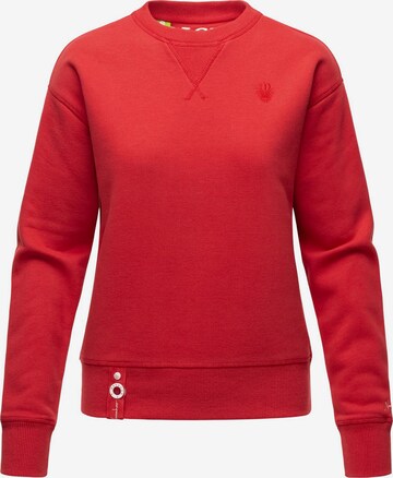 Sweat-shirt NAVAHOO en rouge : devant