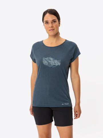 VAUDE Performance shirt 'Tekoa II' in Blue: front
