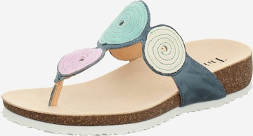 THINK! Zehentrenner 'Julia' in Grün: Vorderseite