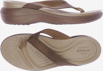 Crocs Sandals & High-Heeled Sandals in 43 in Brown: front