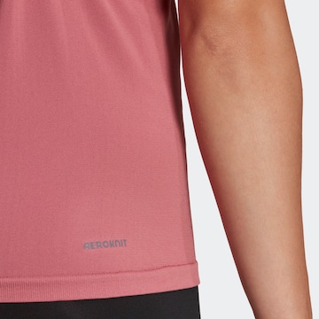 ADIDAS SPORTSWEAR Funksjonsskjorte 'Aero Seamless' i rosa