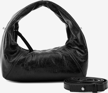 Les Visionnaires Schoudertas 'Greta' in Zwart: voorkant