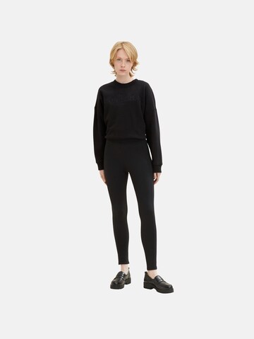 TOM TAILOR DENIM Skinny Leggings in Schwarz