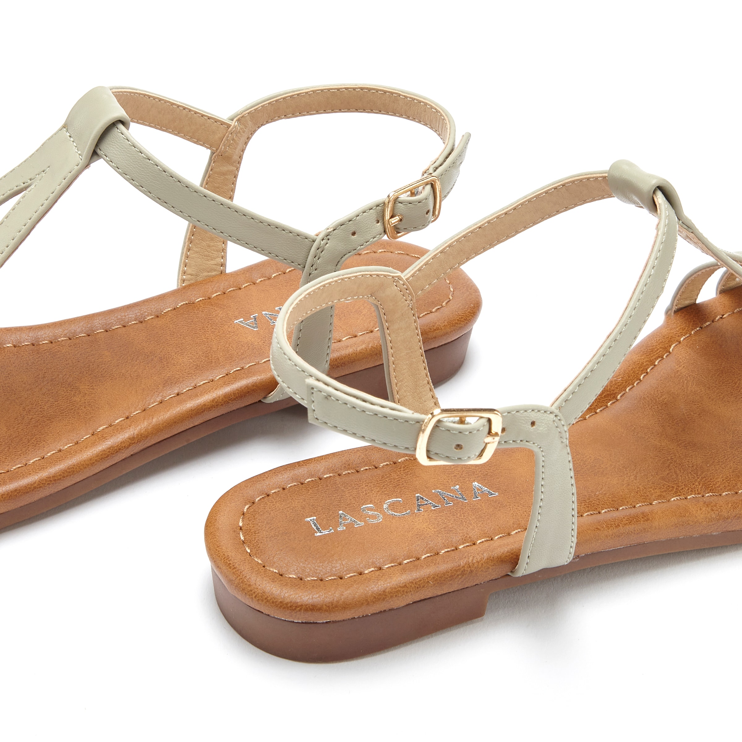 Sandales à lanières LASCANA en gris