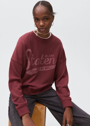 MANGO TEEN Sweatshirt 'Staten' in Rot