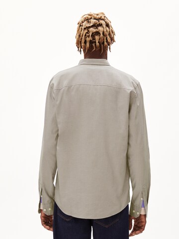 ARMEDANGELS Regular fit Button Up Shirt 'Quasi' in Beige