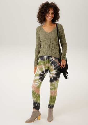 Aniston CASUAL Pullover in Grün