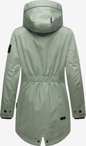 NAVAHOO Between-Seasons Parka 'Brinjaa' in Green