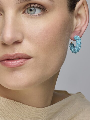 Luxenter - Pendientes 'Silka' en azul