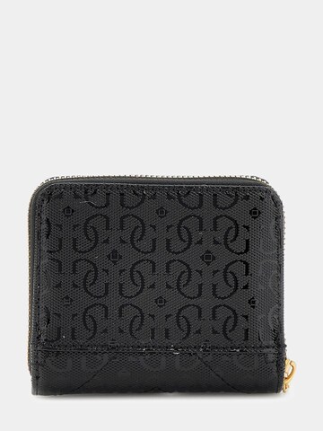 GUESS Portemonnaie 'Jania' in Schwarz