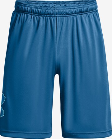 UNDER ARMOUR Sportbroek in Blauw: voorkant