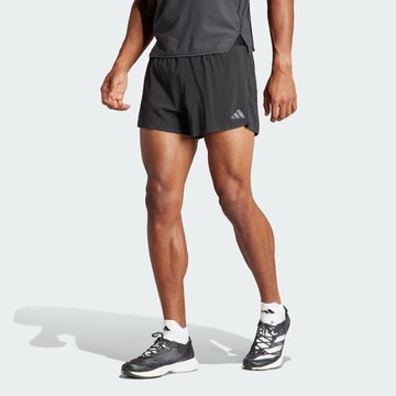 ADIDAS PERFORMANCE Normální Sportovní kalhoty 'Adizero Split' – černá: přední strana