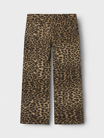 Wide leg Pantaloni 'NKFRose' de la NAME IT pe maro