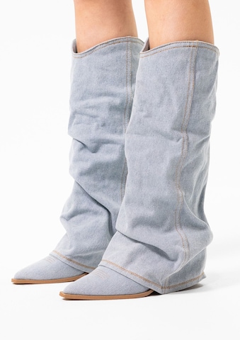 Bottes de cowboy SACHA en bleu