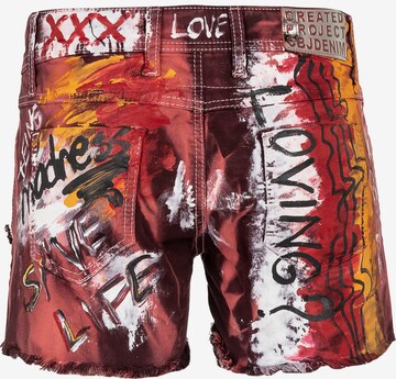 CIPO & BAXX Regular Shorts 'Be Brave' in Mischfarben