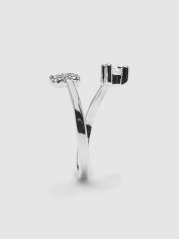 Luxenter Ring 'Alphabet M'‌ in Silber