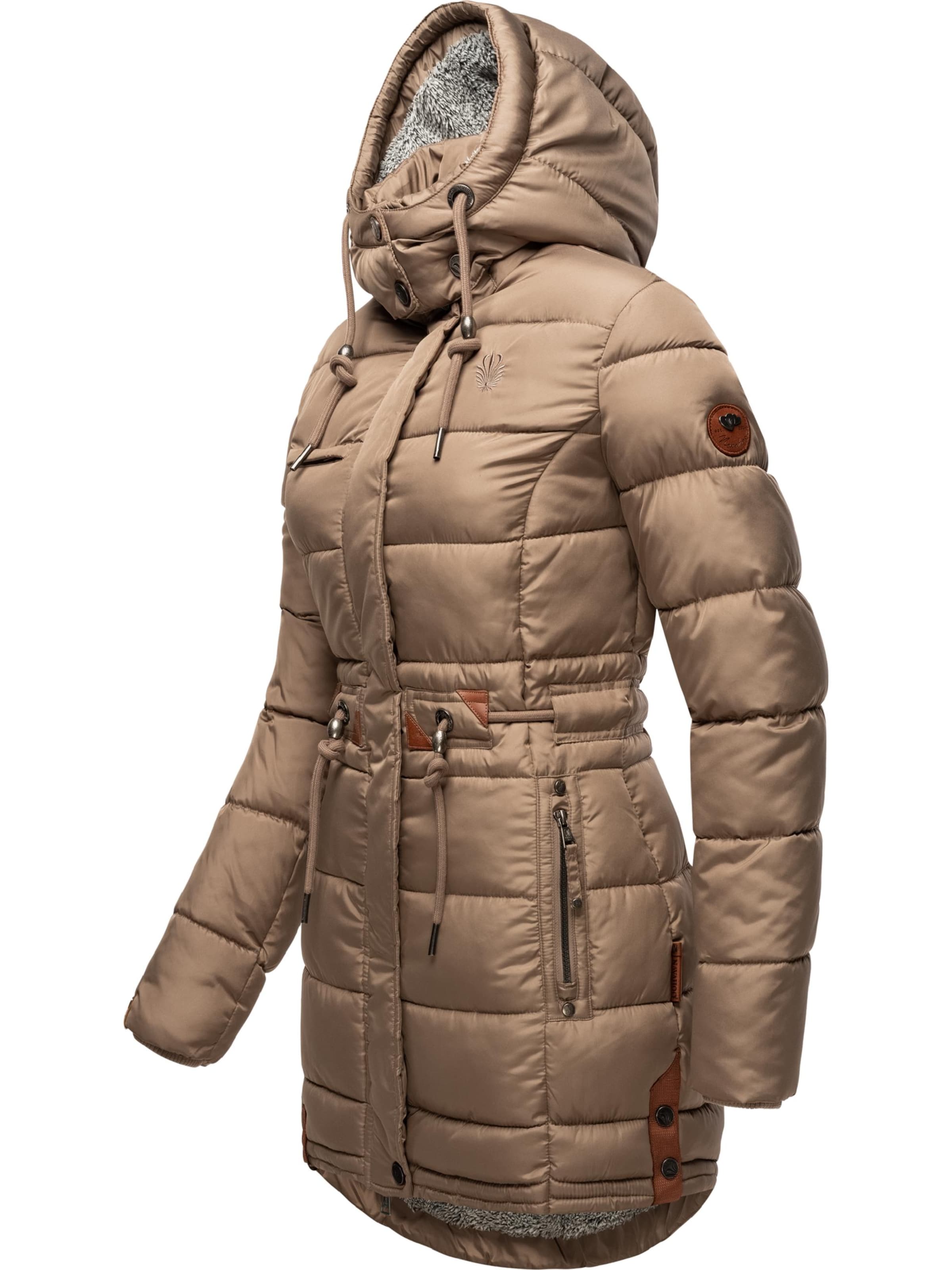 NAVAHOO Mantel 'Daliee' in Braun