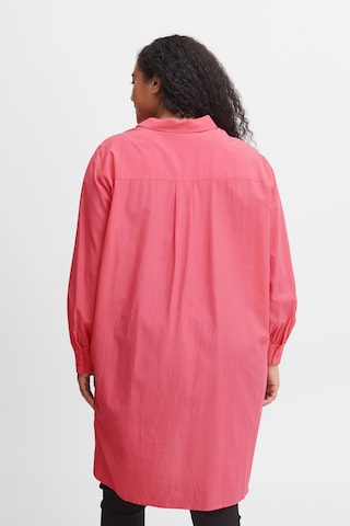 Fransa Curve Blouse 'Vibi' in Pink