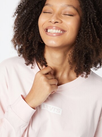 LEVI'S ® Футболка 'Graphic LS Crop Reese' в Ярко-розовый