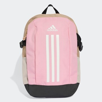 ADIDAS PERFORMANCE Sports Backpack 'Power' in Beige: front