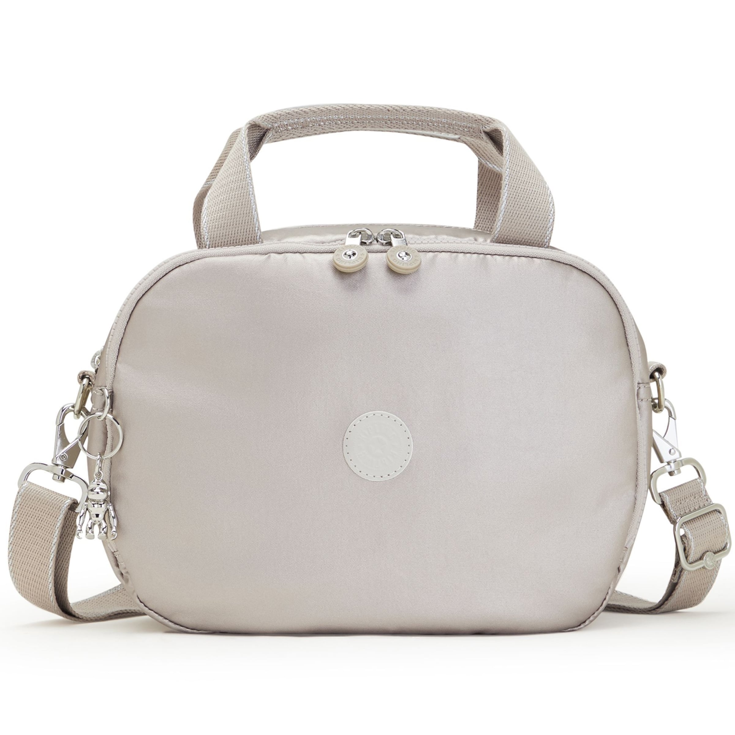 Beauty case 'Palmbeach' di KIPLING in grigio: frontale