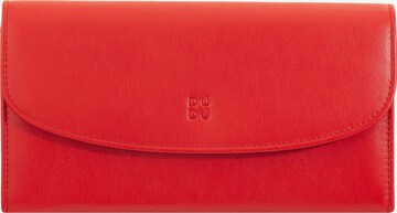 DuDu Wallet 'Gandia' in Red: front