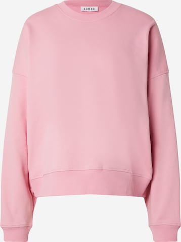 EDITED Sweatshirt 'Emielia' in Roze: voorkant