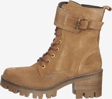 BULLBOXER Lace-Up Ankle Boots in Brown