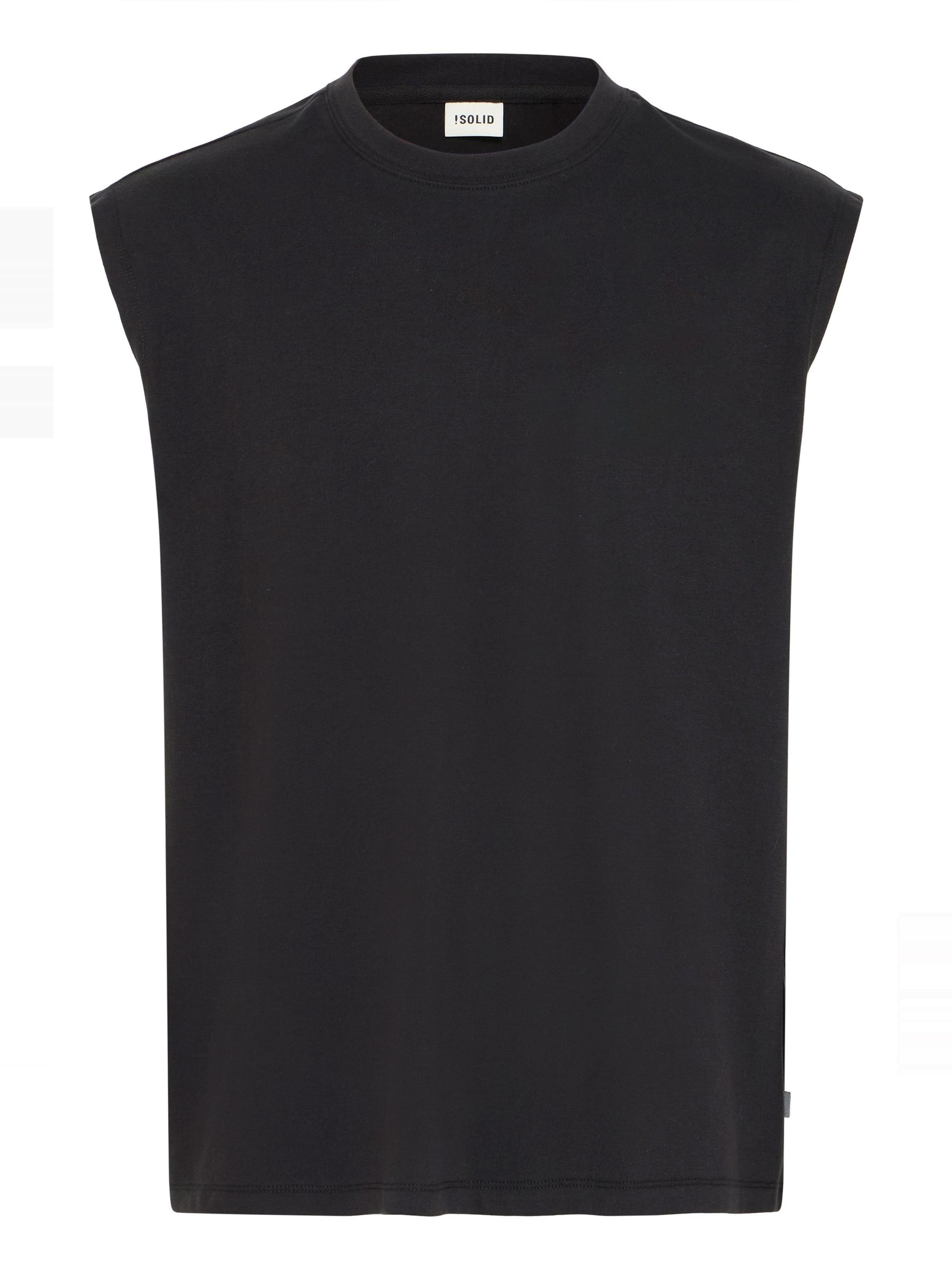 !Solid - Camisa ' SDBILO ' em preto: frente