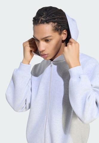 ADIDAS SPORTSWEAR Αθλητική ζακέτα φούτερ 'Soft Lux' σε γκρι