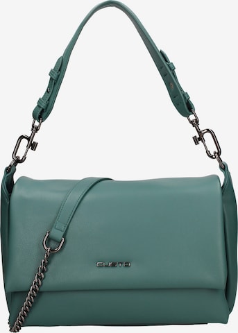 Borsa a spalla di Custo Barcelona in verde: frontale
