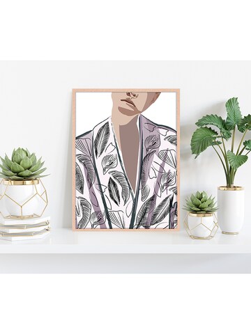 Liv Corday Bild 'Woman in Printed Jacket' in Braun