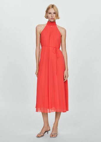 MANGO Jurk 'Adela' in Oranje: voorkant
