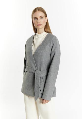 Manteau mi-saison DreiMaster Klassik en gris : devant