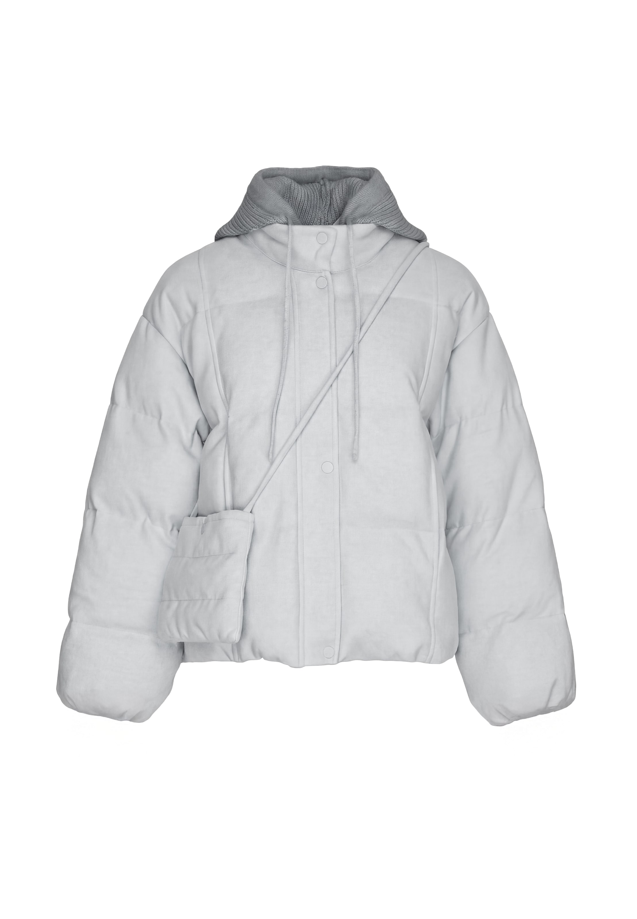 Veste d’hiver MYMO en gris : devant