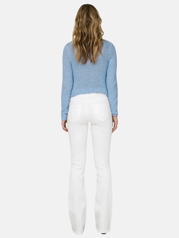 ONLY Flared Jeans 'ONLY ONLBLUSH MID REA0730 NOOS PANTALONE' in White