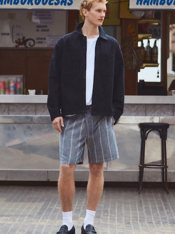 Pull&Bear Bő szár Nadrág - szürke