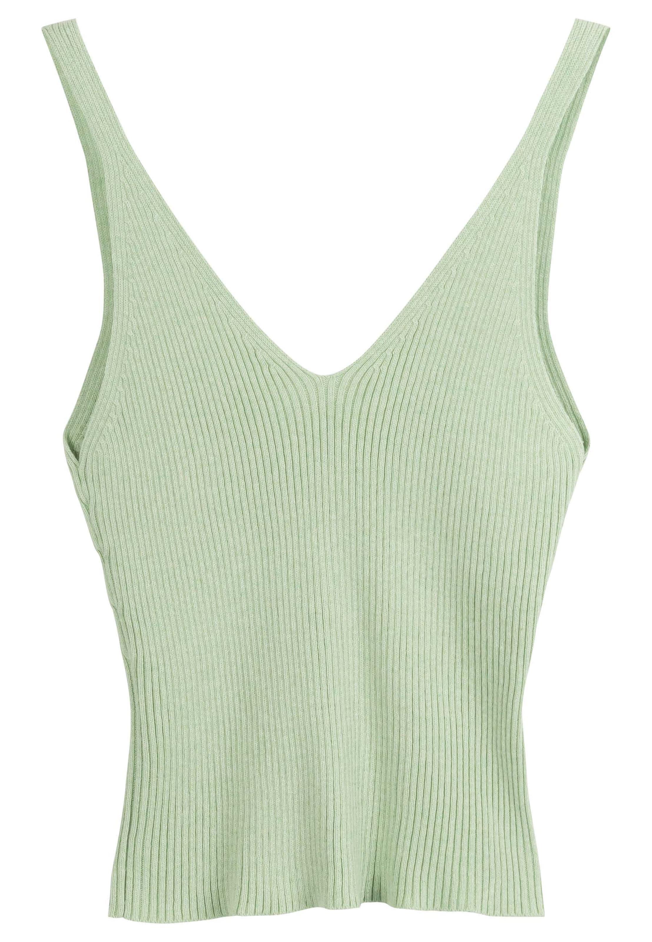 Top in maglia 'Rhada' di MELA in verde: frontale
