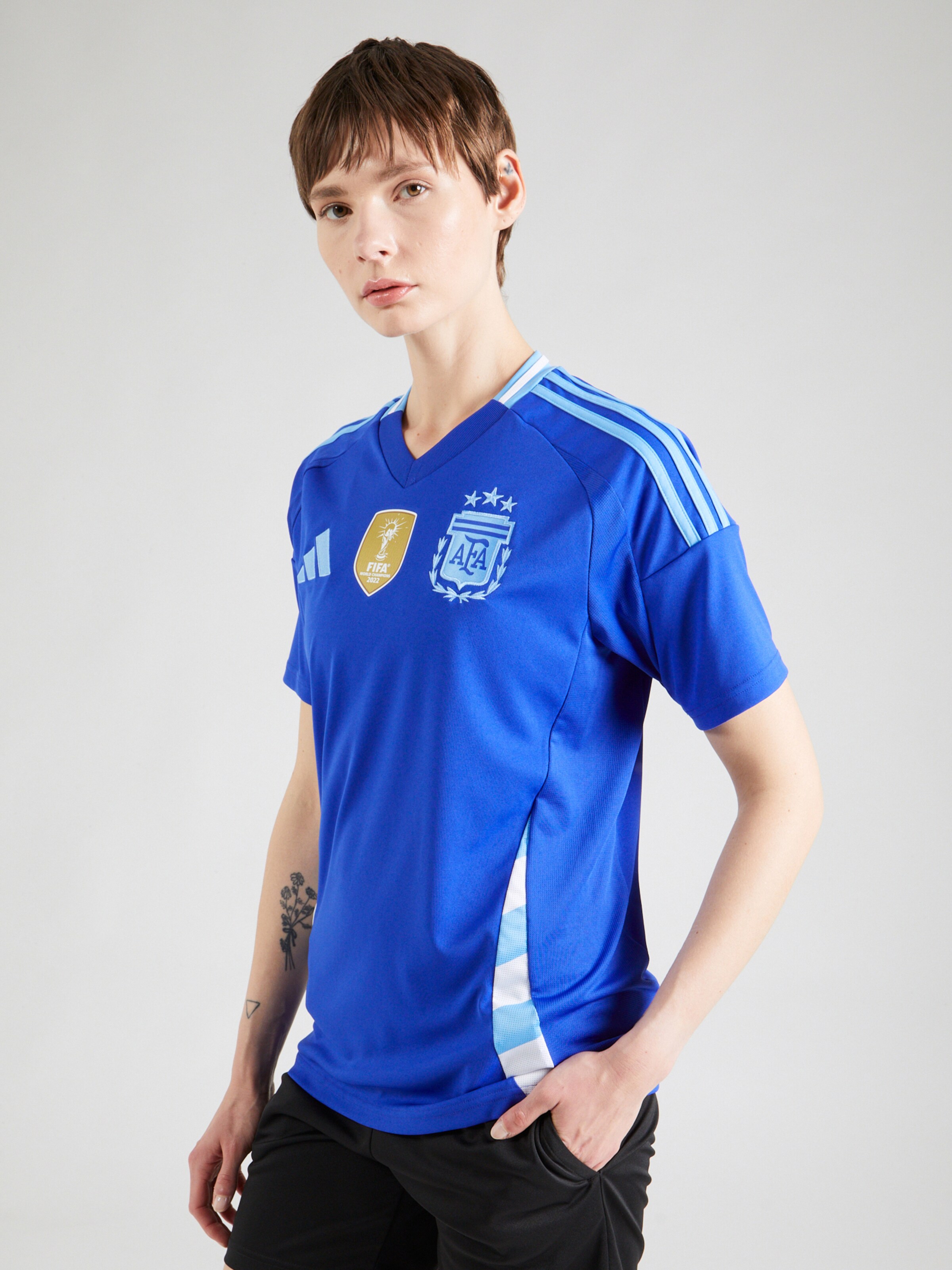 ADIDAS PERFORMANCE Jersey Argentina 24 Away in Blue Pastel Blue ABOUT YOU