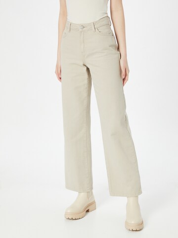 Noisy may Wide leg Jeans 'Amanda' in Grijs: voorkant