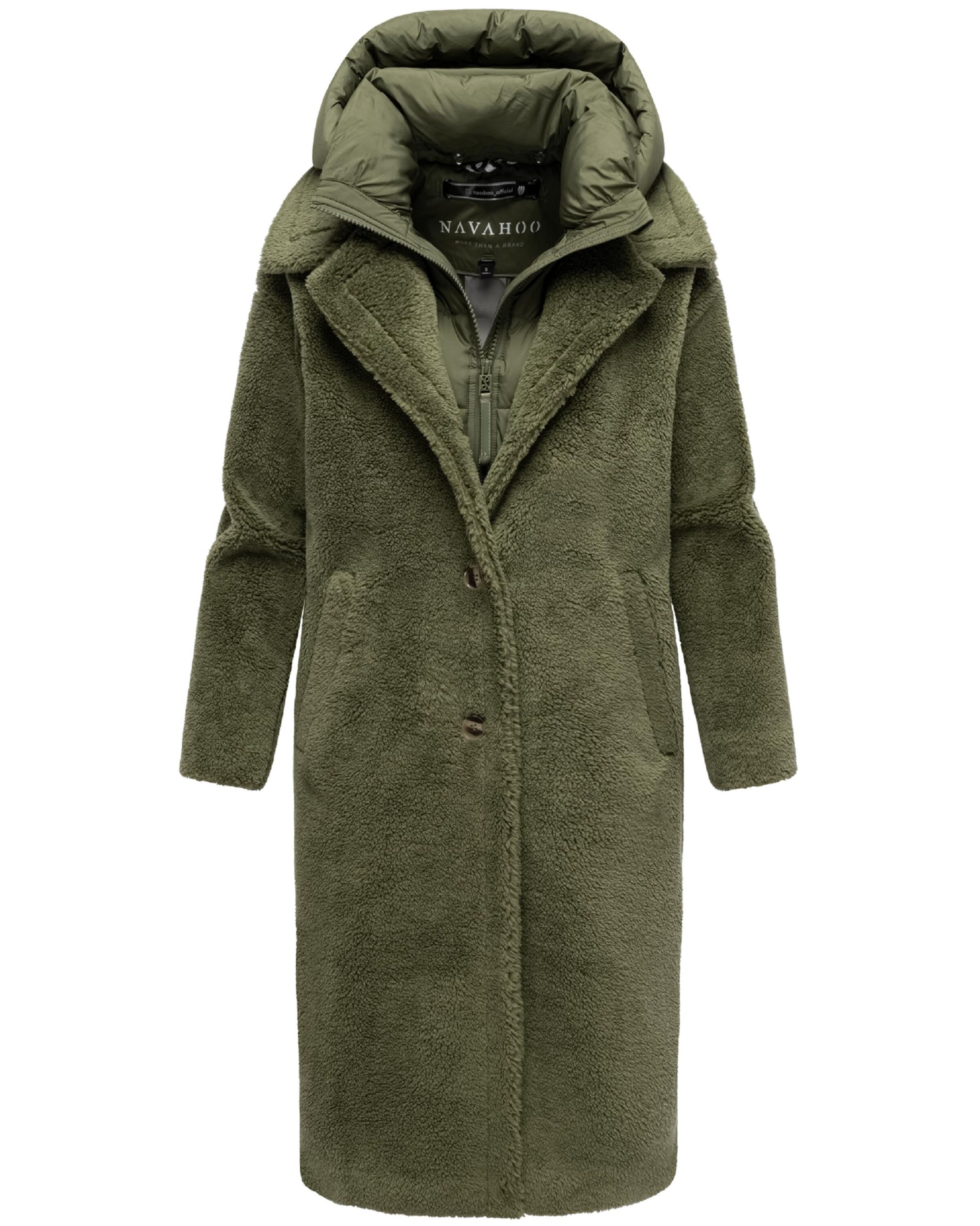NAVAHOO Зимно палто в зелено